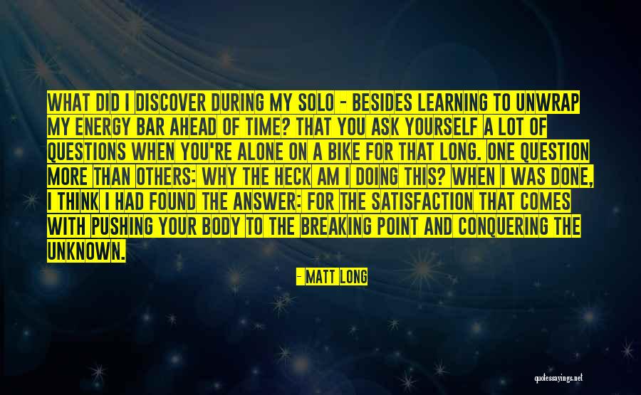 Think Ahead Of Time Quotes By Matt Long Think Ahead Of Time Quotes By Matt Long