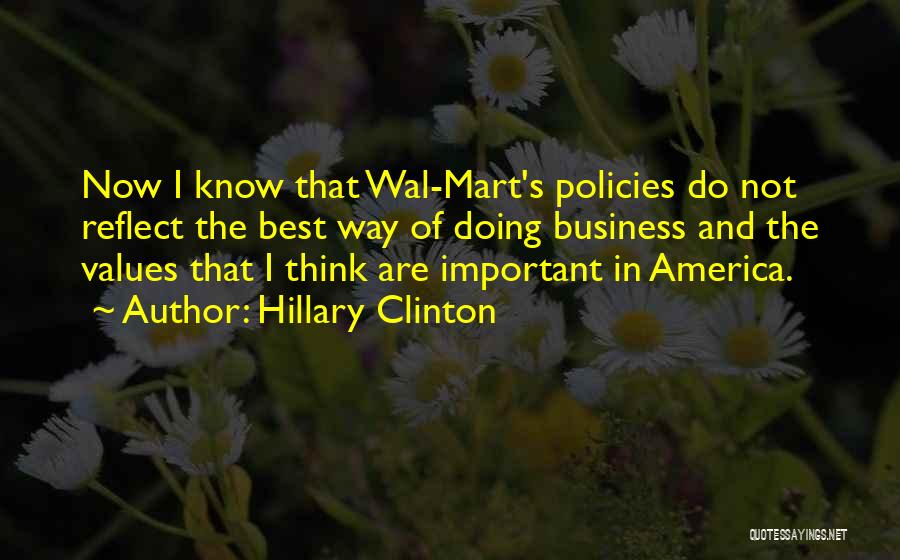 Think And Reflect Quotes By Hillary Clinton