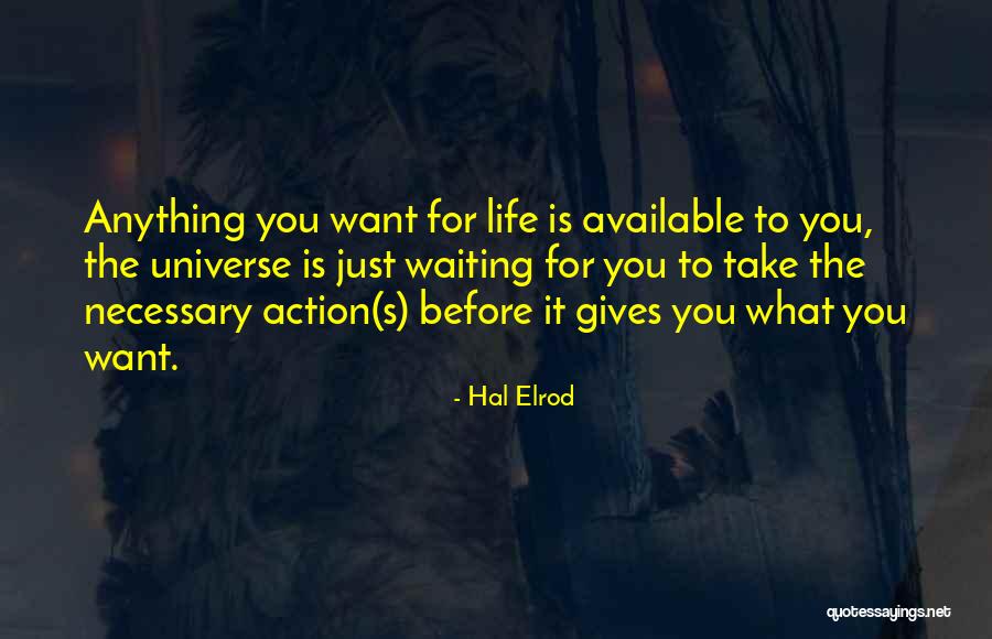 Think Before You Take Action Quotes By Hal Elrod