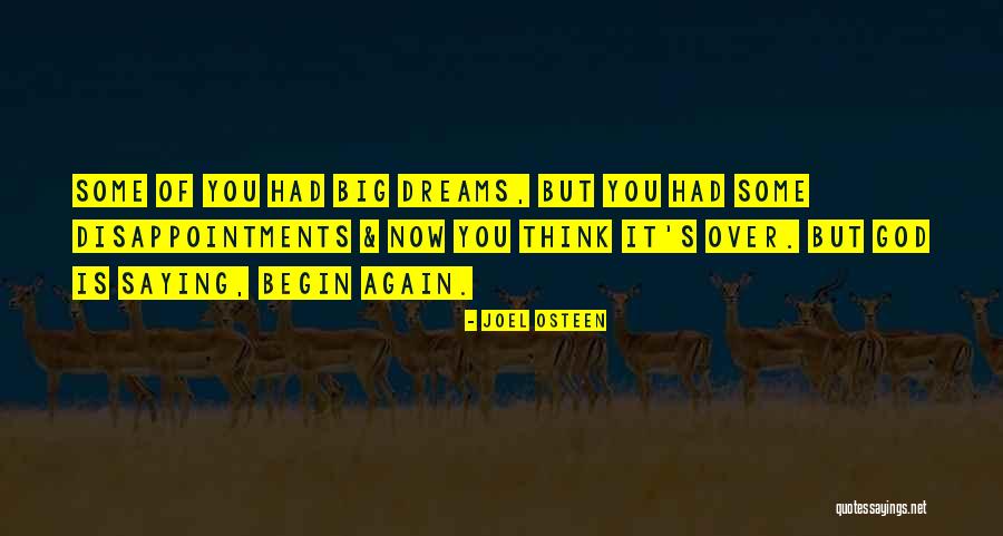 Think Big Dream Big Quotes By Joel Osteen Think Big Dream Big Quotes By Joel Osteen