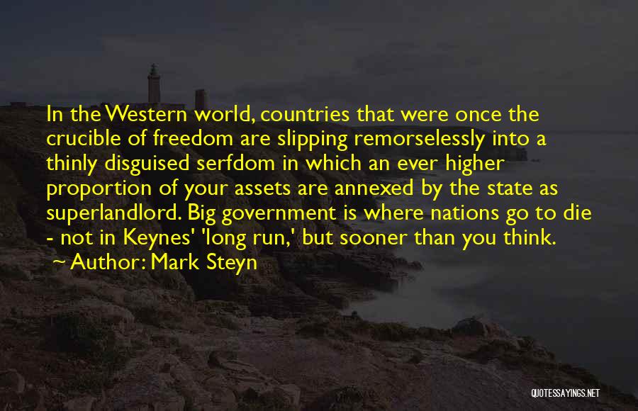 Think Big Quotes By Mark Steyn
