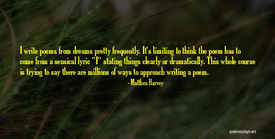 Think Clearly Quotes By Matthea Harvey Think Clearly Quotes By Matthea Harvey