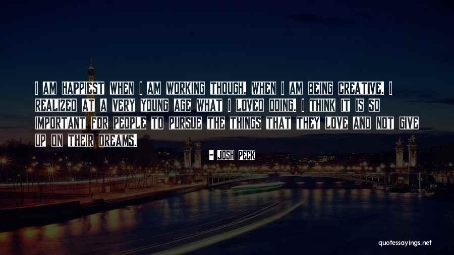Think Creative Quotes By Josh Peck Think Creative Quotes By Josh Peck