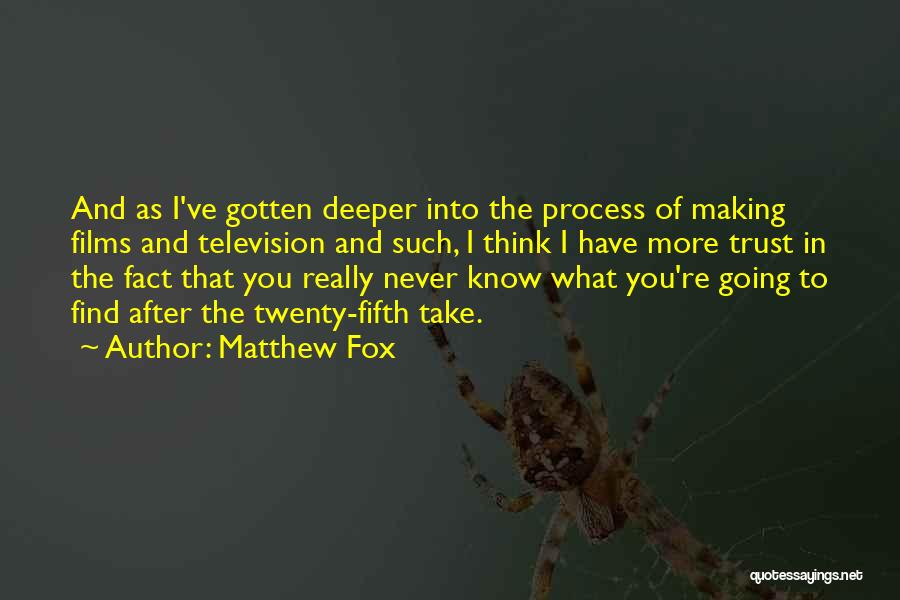 Think Deeper Quotes By Matthew Fox