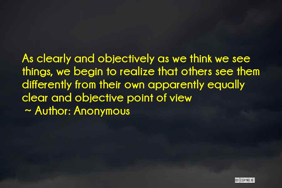 Think Differently Quotes By Anonymous