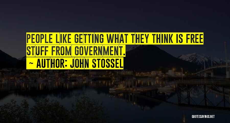 Think Free Quotes By John Stossel
