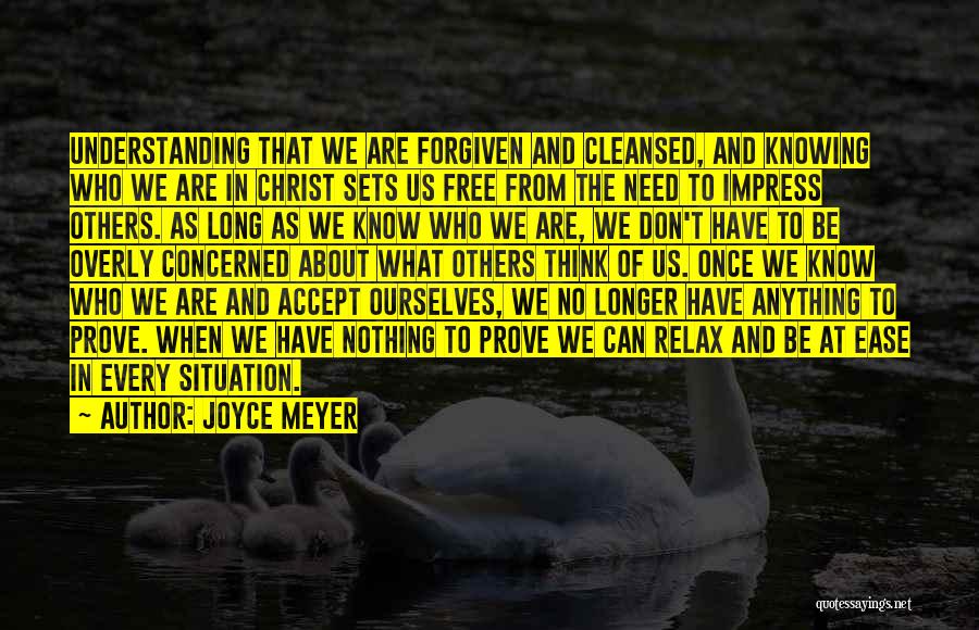 Think Free Quotes By Joyce Meyer