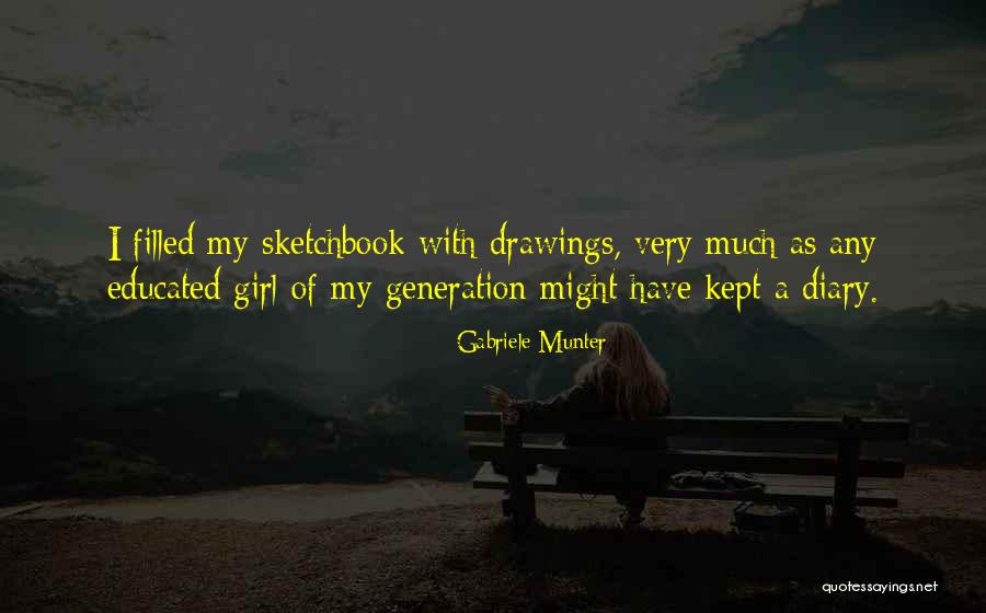 Think Girl Drawings Quotes By Gabriele Munter Think Girl Drawings Quotes By Gabriele Munter