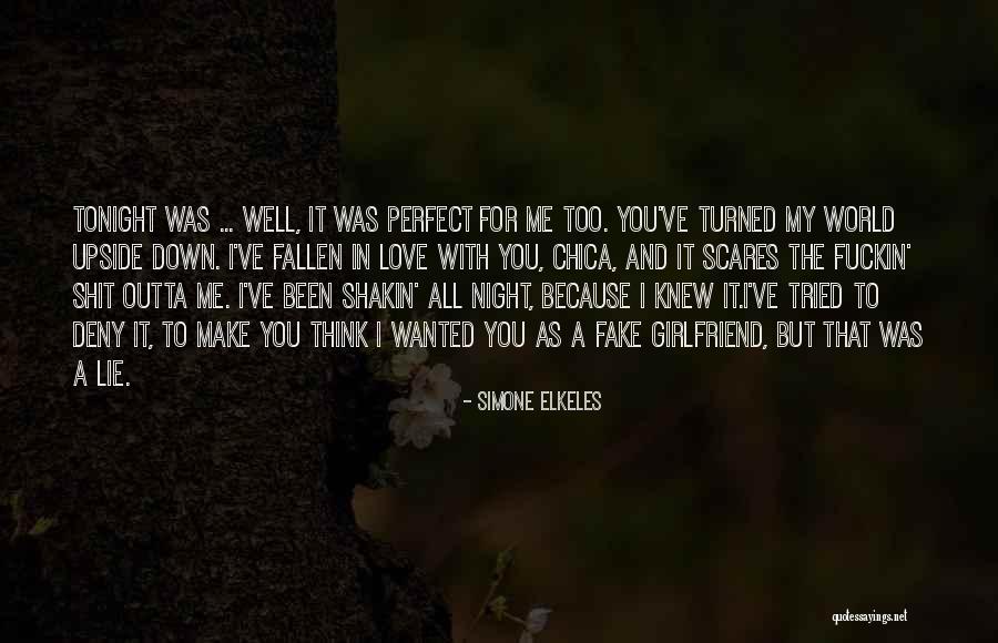Think Girlfriend Quotes By Simone Elkeles Think Girlfriend Quotes By Simone Elkeles