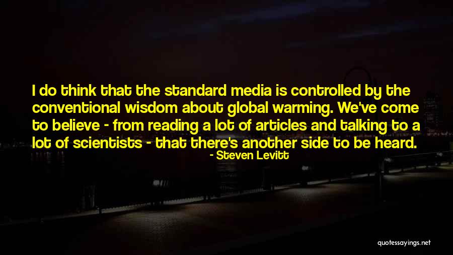 Think Global Quotes By Steven Levitt Think Global Quotes By Steven Levitt