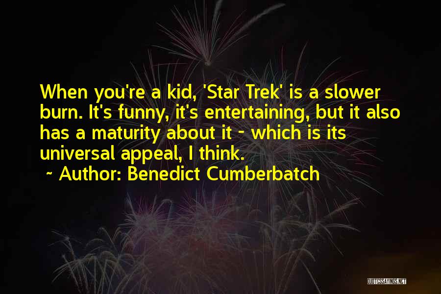 Think Its Funny Quotes By Benedict Cumberbatch