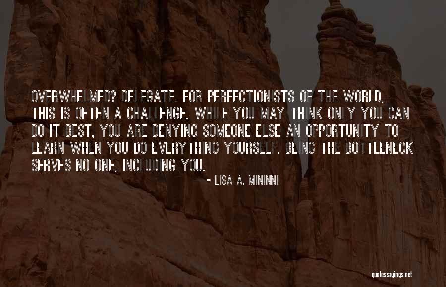 Think Of Someone Quotes By Lisa A. Mininni