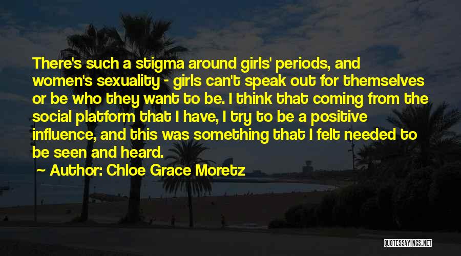 Think Positive Quotes By Chloe Grace Moretz