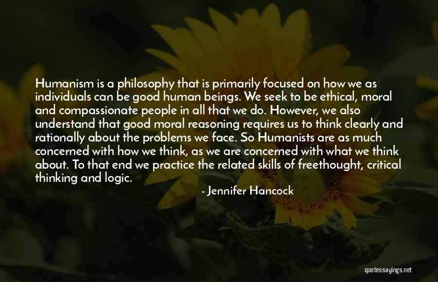 Think Rationally Quotes By Jennifer Hancock