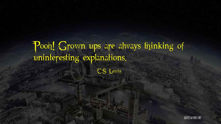 Think Think Pooh Quotes By C.S. Lewis Think Think Pooh Quotes By C.S. Lewis
