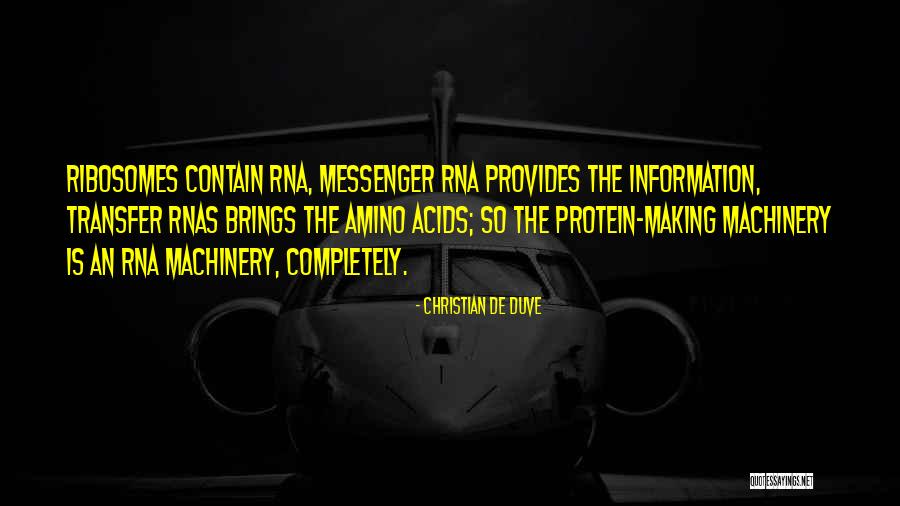Think Think Protein Quotes By Christian De Duve Think Think Protein Quotes By Christian De Duve