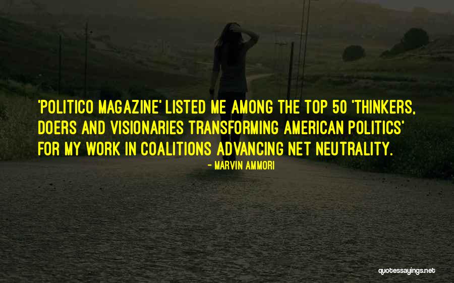 Thinkers And Doers Quotes By Marvin Ammori Thinkers And Doers Quotes By Marvin Ammori