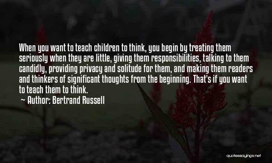 Thinkers Quotes By Bertrand Russell