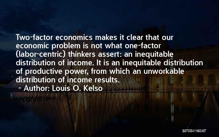 Thinkers Quotes By Louis O. Kelso