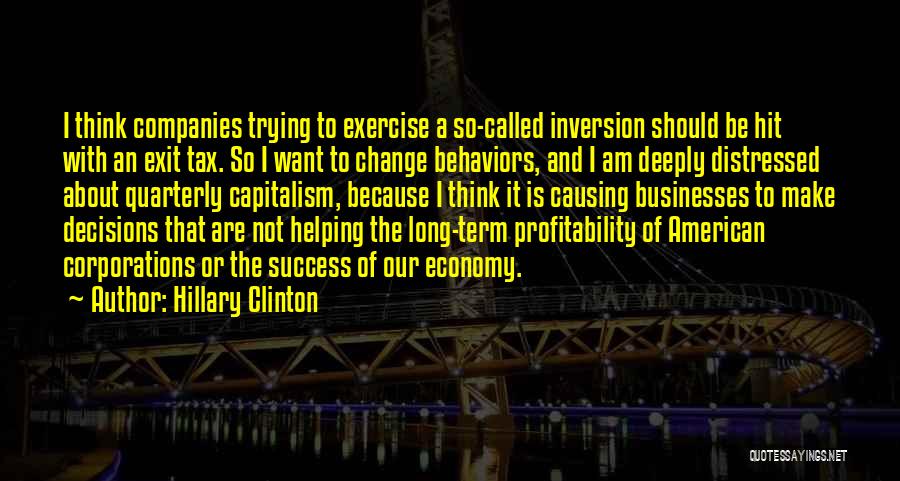 Thinking About Change Quotes By Hillary Clinton