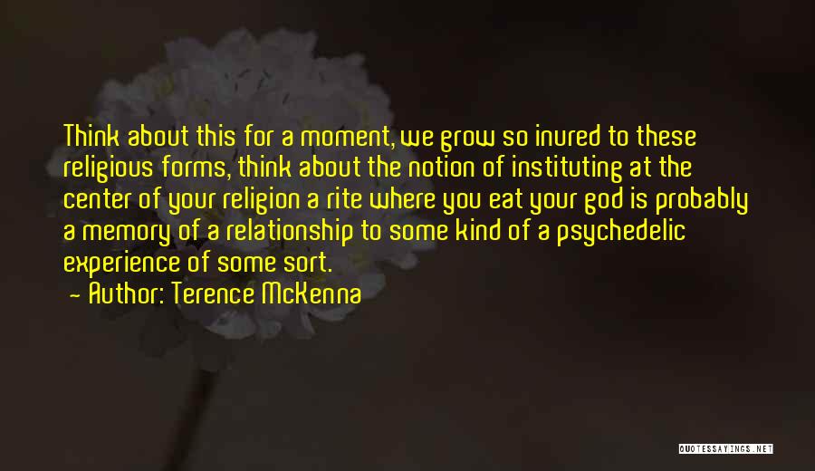 Thinking About Memories Quotes By Terence McKenna