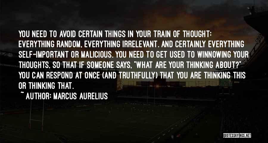 Thinking About That Someone Quotes By Marcus Aurelius