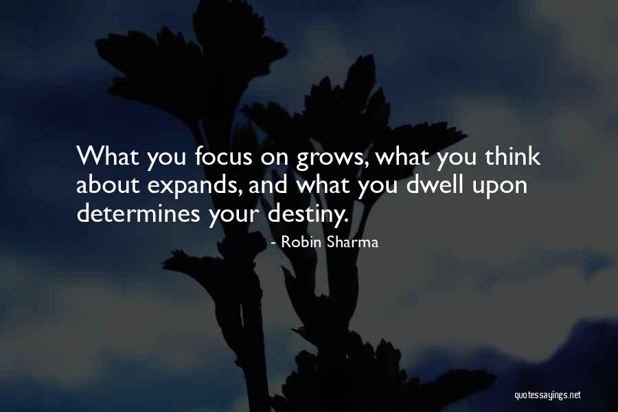 Thinking And Destiny Quotes By Robin Sharma Thinking And Destiny Quotes By Robin Sharma