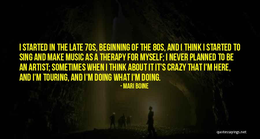 Thinking And Doing Quotes By Mari Boine