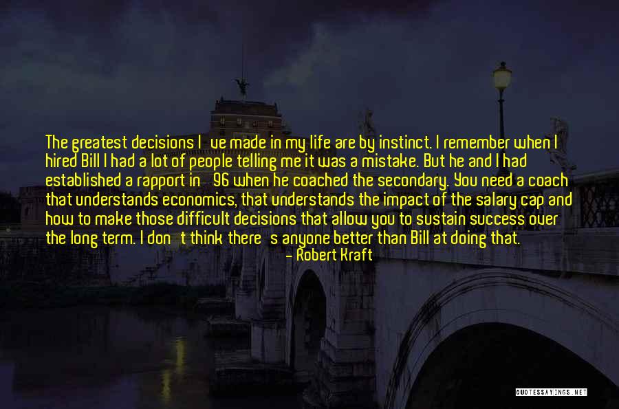 Thinking And Doing Quotes By Robert Kraft