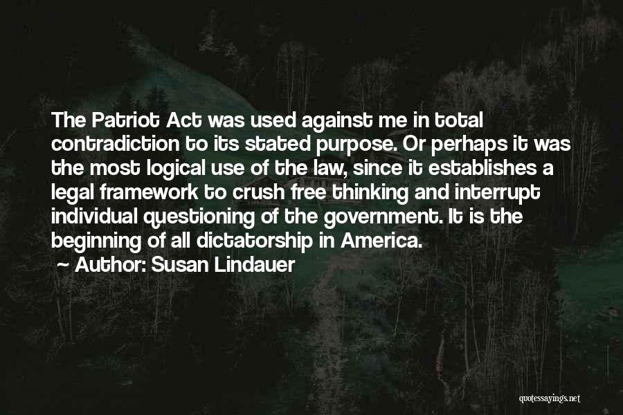 Thinking And Questioning Quotes By Susan Lindauer