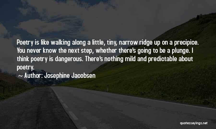 Thinking And Walking Quotes By Josephine Jacobsen