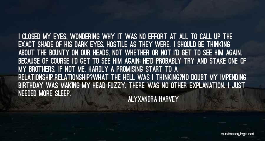 Thinking And Wondering Quotes By Alyxandra Harvey Thinking And Wondering Quotes By Alyxandra Harvey