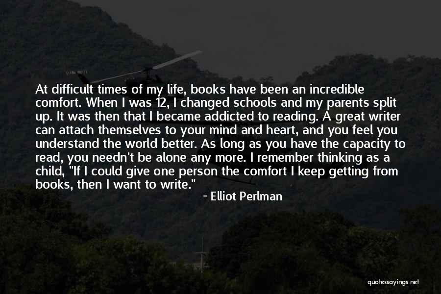 Thinking As You Read Quotes By Elliot Perlman
