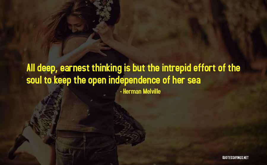 Thinking Deep Quotes By Herman Melville Thinking Deep Quotes By Herman Melville