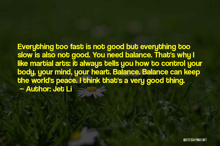 Thinking Fast And Slow Quotes By Jet Li