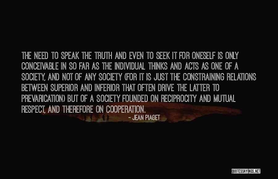 Thinking For Oneself Quotes By Jean Piaget Thinking For Oneself Quotes By Jean Piaget