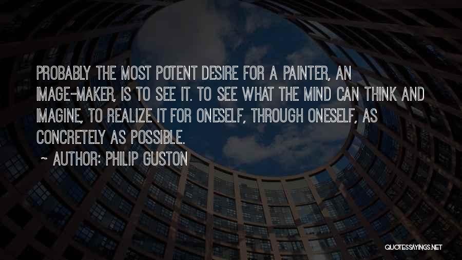 Thinking Image Quotes By Philip Guston