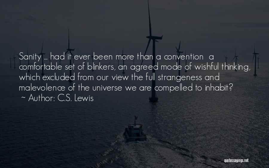 Thinking Mode Quotes By C.S. Lewis