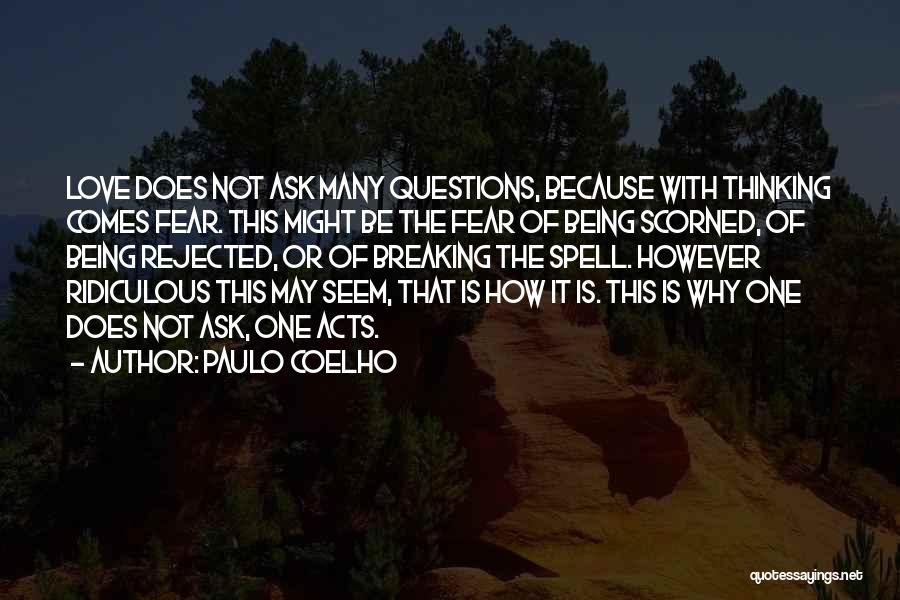 Thinking Of Breaking Up Quotes By Paulo Coelho