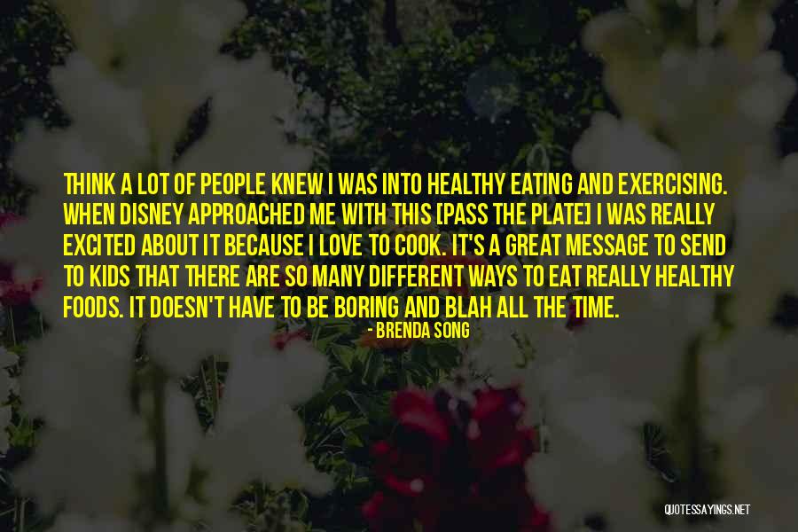 Thinking Of Exercising Quotes By Brenda Song Thinking Of Exercising Quotes By Brenda Song