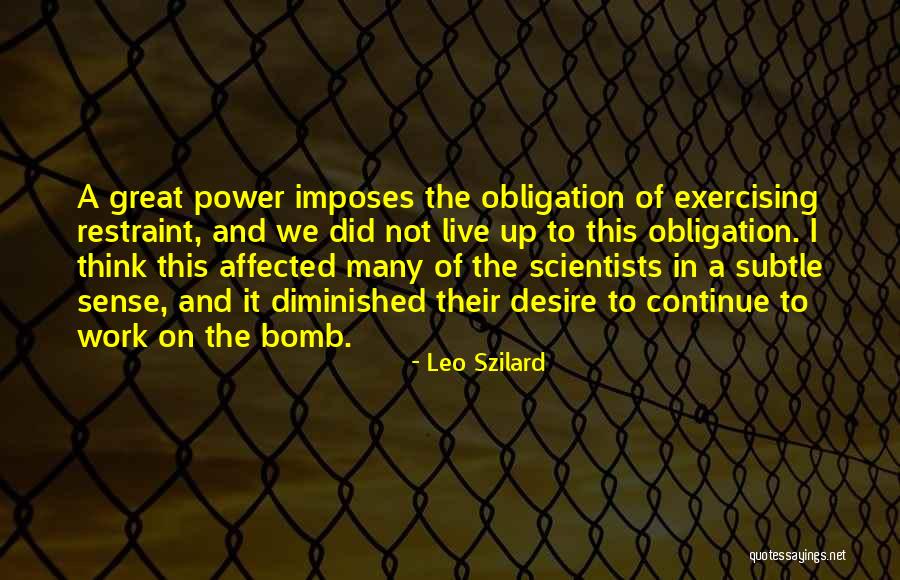 Thinking Of Exercising Quotes By Leo Szilard Thinking Of Exercising Quotes By Leo Szilard