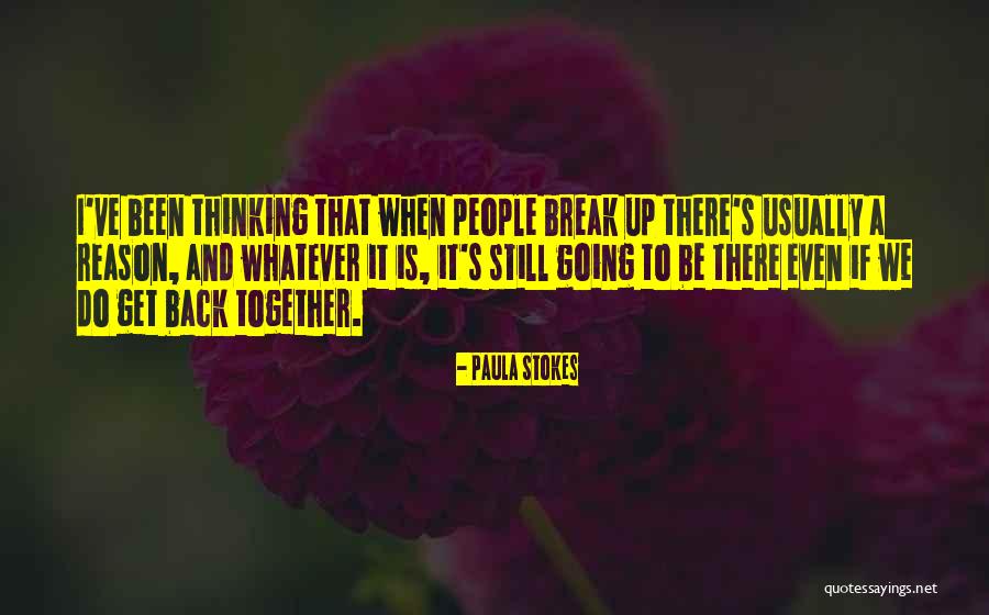 Thinking Of Someone Too Much Quotes By Paula Stokes