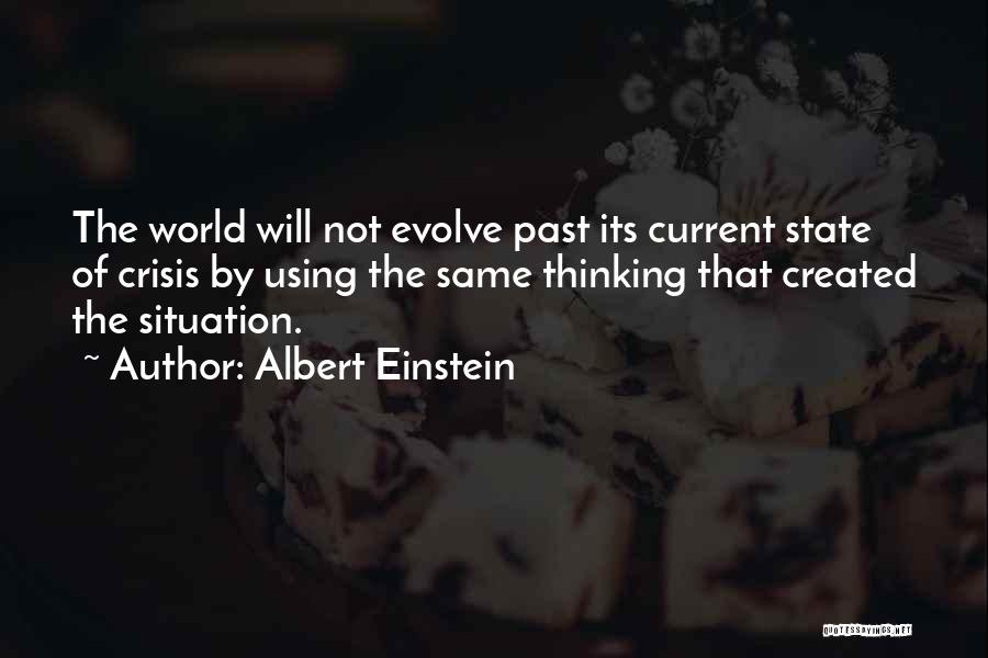 Thinking Of The Past Quotes By Albert Einstein