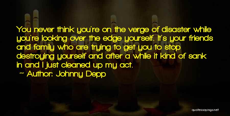 Thinking Of You Family Quotes By Johnny Depp