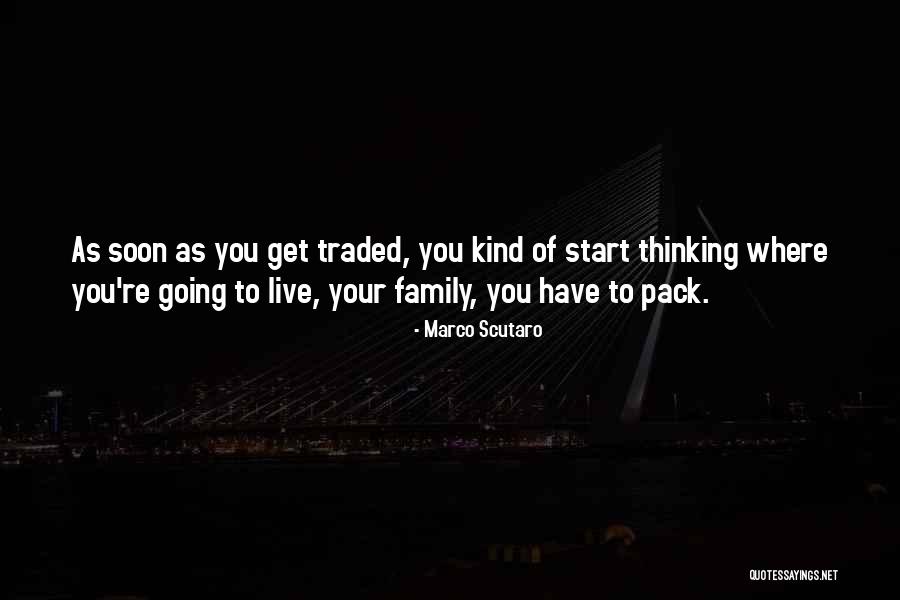 Thinking Of You Family Quotes By Marco Scutaro