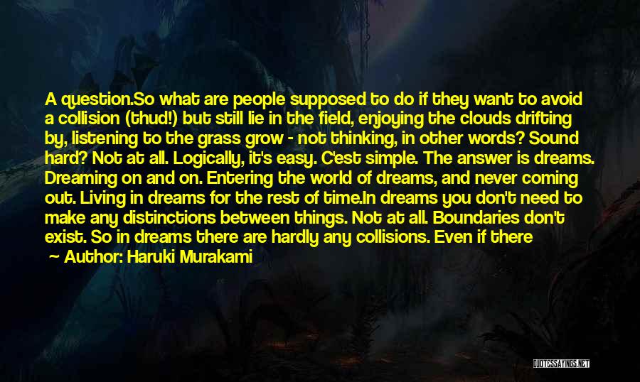 Thinking Of You In Time Of Need Quotes By Haruki Murakami