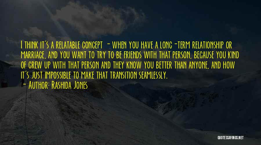 Thinking Of You Relationship Quotes By Rashida Jones