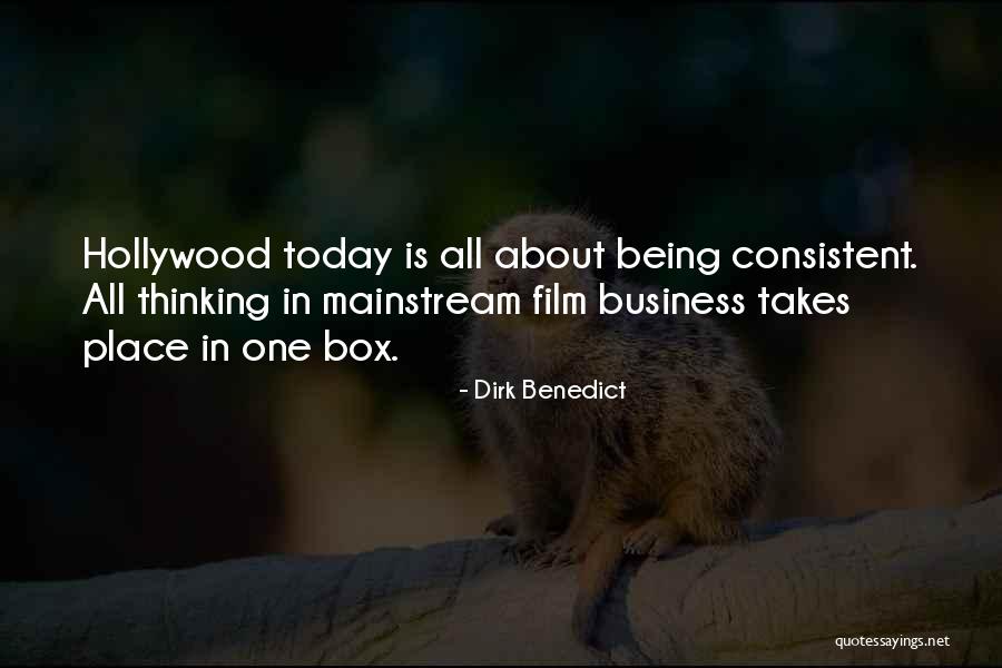 Thinking Outside The Box In Business Quotes By Dirk Benedict