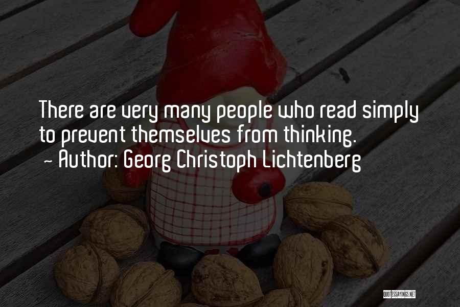 Thinking Quotes By Georg Christoph Lichtenberg