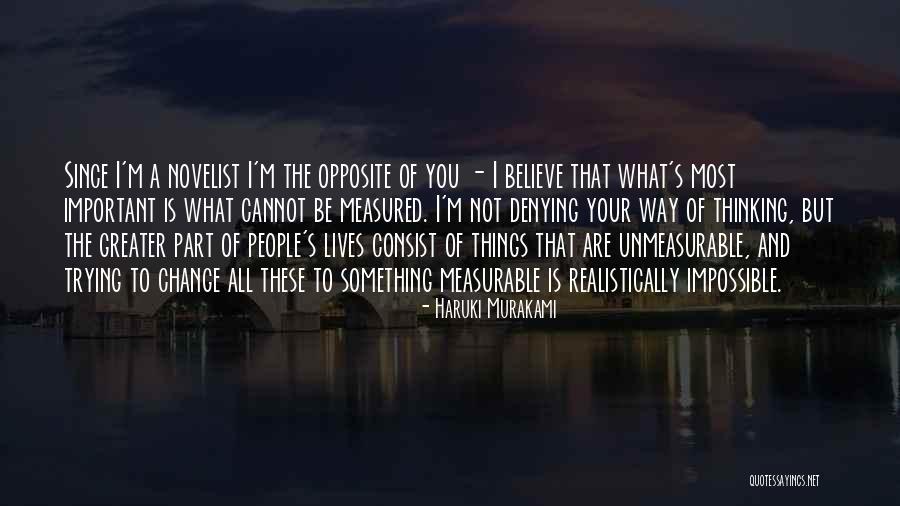 Thinking Realistically Quotes By Haruki Murakami Thinking Realistically Quotes By Haruki Murakami